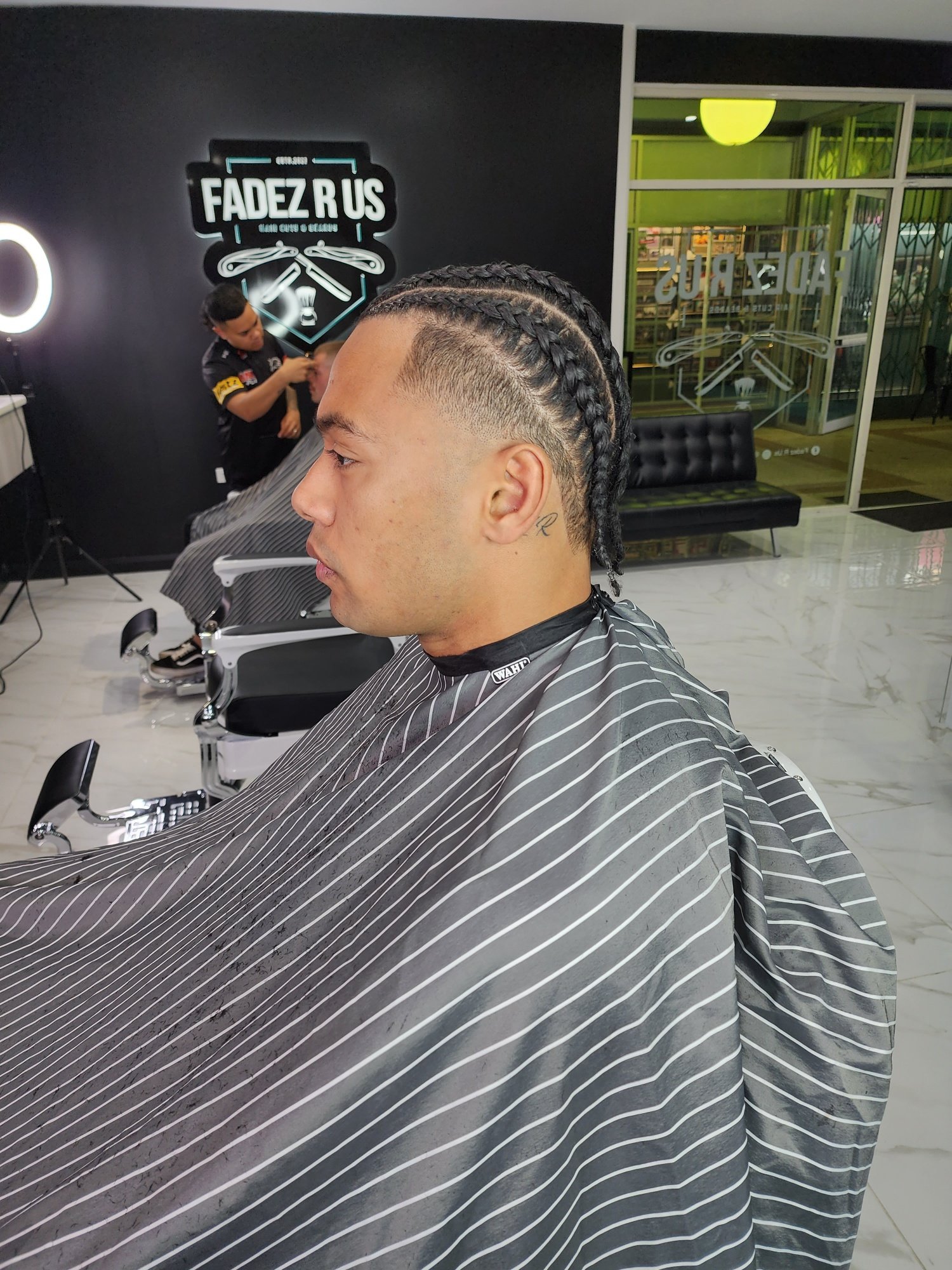 Finished men's cut and beard at Fadez R Us
