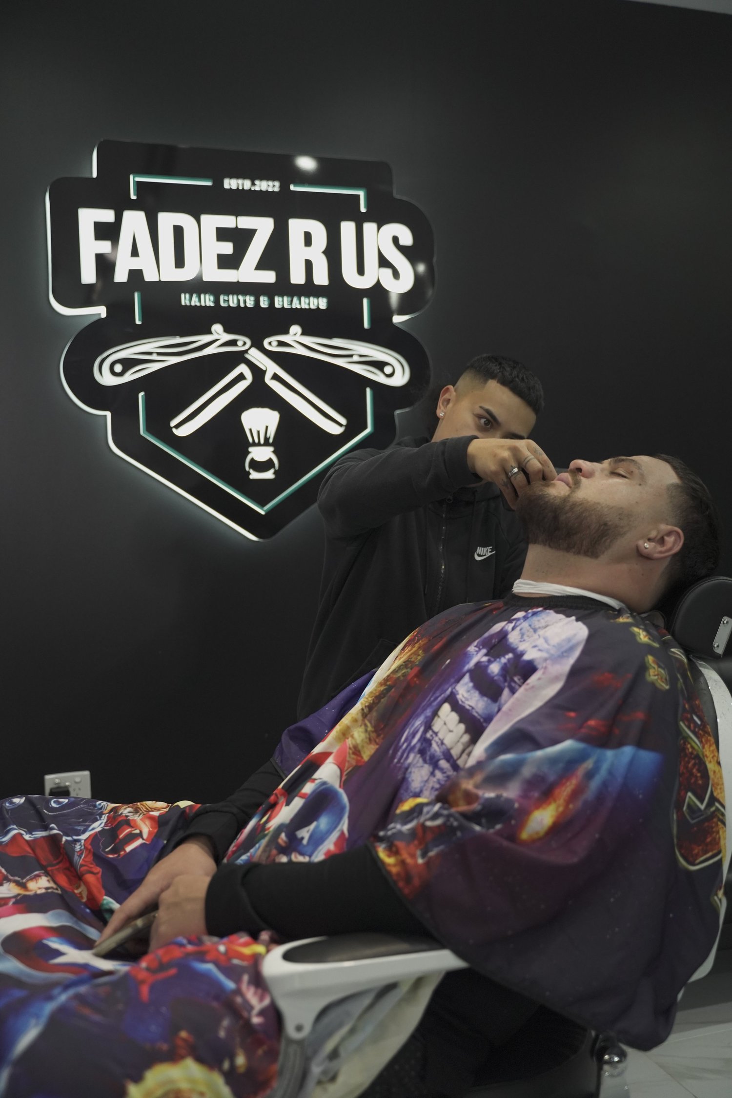 Fresh skin fade at Fadez R Us barbershop in Penrith